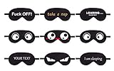 Schlafmaske Reise Relax Augen Abdeckung Bett Emoji Nickerchen Augenbinde Seine Charging Battery [042] - 3