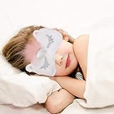 Einhorn-Schlafmaske, 2 Stück, niedliches Einhorn, Horn, Augenmaske, weicher Plüsch, Augenschutz für Frauen und Mädchen - 4
