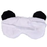 Ulife Mall Cute Panda Schlafmaske Soft Plüsch Augenbinde, Lustige emoticons Schlafmaske Augenmaske Augenabdeckung für Mädchen Jungen Frauen Männer Kinder Zuhause Schlafen Reisen - 2