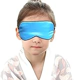 SLM-max Kinder Silk Schlaf-Augen-Schablone, Baby-Baby-Kind-Kursteilnehmer Mittagspause 100% Einstellbarer Farbton-Abdeckung atmungsaktiv,G