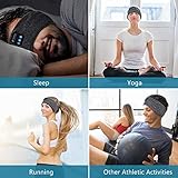 Schlaf Kopfhörer Ohrstöpsel - Navly Bluetooth V5.0 Sport Stirnband Kopfhörer mit Ultradünnen HD Stereo Lautsprecher,Perfekt für Sport, Seitenschläfer, Flugreisen, Meditation und Entspannung - 8