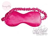 Art-Fabric I Edle Luxus Bio Schlafmaske I Pink Silk I reine Seide I mit Duft nach Wahl